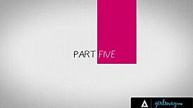 Girlsway Kimmy Granger's relaxation class spirals into a lustful orgy