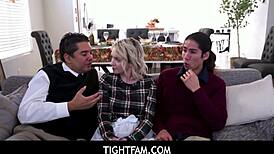 TightFam: Family Thanks Giving Dinner Turns Wild with Step Sis Ava Sinclaire!