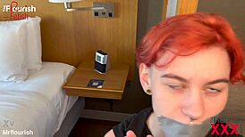 Meela's clothespin bdsm leads to bbc