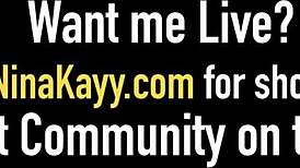 office stud works with busty girlfriend nina kayy