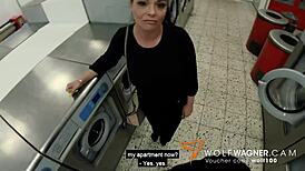 Dirty Priscilla's Public POV Blowjob Leads to Huge Cumshot