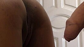 Interracial Amateur Doggy Creampie Fun