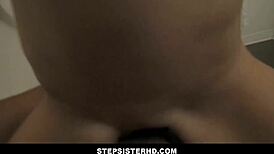 yo, caught my hot stepsister in bathroom, now she wants family fun pov! 🛁