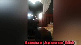 Beautiful African Amateur Sucks Monster Black Cock