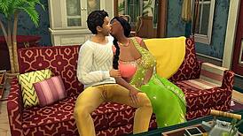 Part 2 - Desi Saree Widow Aunty Shweta... umm, bent over doggystyle!