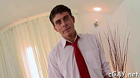 Who wins the gay seduction contest with blowjob?