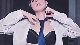 Devil Watches Kobeni Take Three Cocks for Pussy Creampie - Chainsaw Man DP