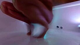 kendra cole takes a shower. relaxing solo moment.