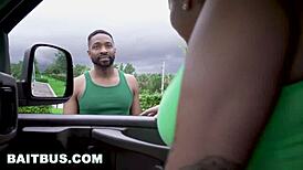 Yo, straight guy tricked into gay action for pay in van!