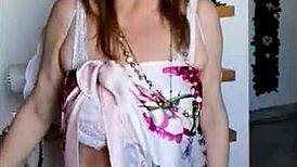 MariaOld Rocks Sexy Lingerie with Big Tits in Stockings