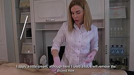 Unbelievable! Shaving Lesson by Stunning Russian Mistress Sugarnadya in Close-Up