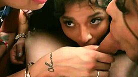 in this story, cuban big tit sluts share a cock in a wild foursome