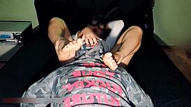 JERKING OFF from a SLUT wife!