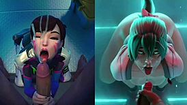 hentai compilation with big asses and blowjobs