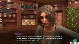 College principal craves a wild ride in steamy pov session