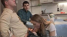 Broke Lover Allows Nasty Friend to Drill His Ex-Girlfriend for Cash in Wild Threesome