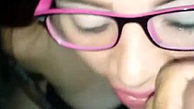 Stepbrother gets blowjob at home