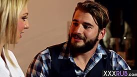 Blonde Milf Tiffany Watson Riding Client's Monster Cock Hard