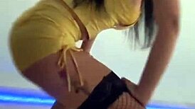 Teasing in tight shorts and leggings