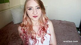 Aurora's Solo Teasing In Underwear