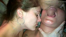 wife and her friend get drenched in cum after wild group fun. just another night!