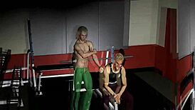 Gay Personal Trainer Lures Anime Hentai Twink Into Intense Workout Fuck