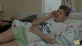 Nothing Resolves His Stomach Problems Faster Than Giving The Big Booty Brunette An Anal Creampie