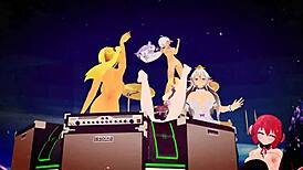 Engel dances erotically, stirring deep emotions in the viewer.