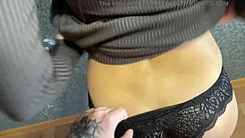 the guy says, 'she loves blowjobs and licking pussy'