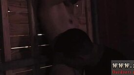 why tie up that teen ass for outdoor toy play?