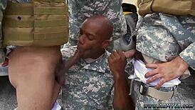 Army Men Fucking In Shower, Gay Sex Video With Explosions And Failure