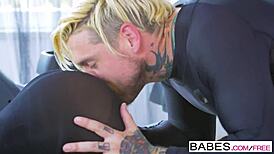 Ivana Sugar and Dean Van Damme dominate in elegant anal car action