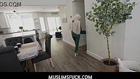 Muslimsfuck - Binky Beaz Teases Neighbor in Hijab for Wild Fun