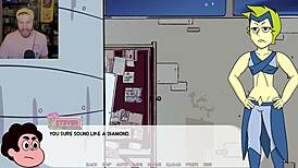 When I, Steven Universe, travel back to the past for gem domination, I end up masturbating and fingering those boobs and pussy with my fingers.