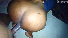 I stuck it in her ass right away!