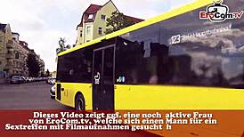 met this chubby german milf and fucked her right away outdoor 😏