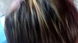 Blonde Cum Eater Craves a Liquid Lunch