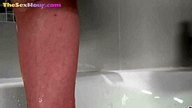 Newbie with perky tits rides black cock in steamy interracial doggystyle session