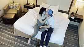 Watch This Petite Tattooed Beauty Kiss Passionately!