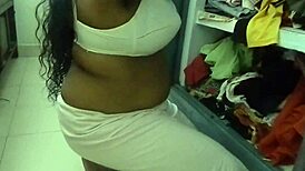 Aparna Wearing Petticoat And Panties