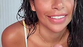 Hot Dildo Blowjob And Handjob Talking Dirty In Spanish - Sheila Ortega