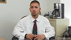 White straight men experiment with gay blowjobs before moving to intense porn fucking