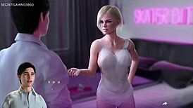Apocalust 15 - Stepsis takes cum on tight pink pussy in 3D game
