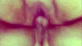 He thrusts deep and creampies the naughty housewife in homemade video