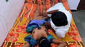 Indian Couple Enjoys Midnight Romantic Encounter