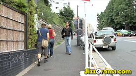 Jizzorama features moany tiny 18+ Asian in messy face sex scene