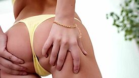 i get so horny as he fucks me hard in missionary, sucking my tits