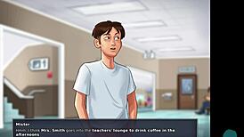 summertime saga 33 • intimate encounter with the attractive asian teacher