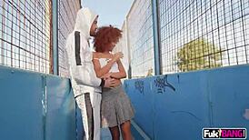 Selva Lapiedra takes public anal fuck!