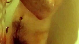 Blonde Pisses and Masturbates in Shower!